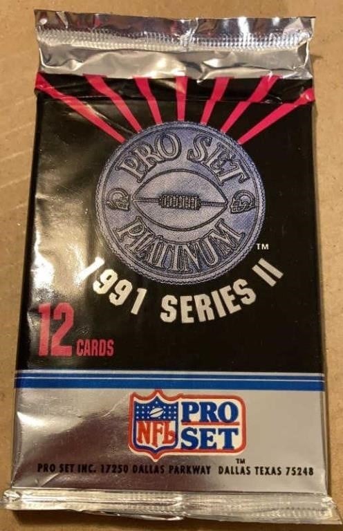 Unopened 1991 Pro Set Platinum Ser. 2  Pack