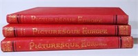 Three volumes " Picturesque Europe"