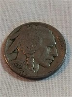 1937 Indian head buffalo nickel