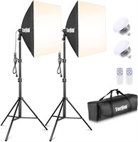 Torjim Softbox Lighting Kit, 27 x 27, 2 pack