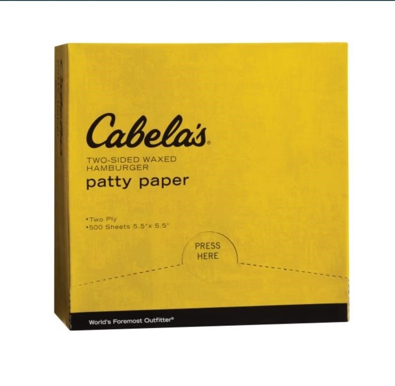 New Cabela's Patty Paper - 500 count