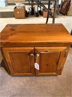 SMALL WOODEN STRAGE CABINET