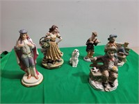 Assortment of Figurines,  One Made in Italy