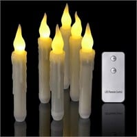 6pcs LED Taper Candles with Remote Control