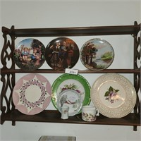 Plate Rack w/ Contents
