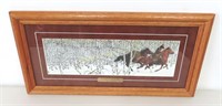 Bev Doolittle "Sacred Ground" Oak Framed Print