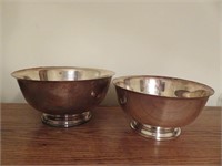 Webster Wilcox Silver Plate  Serving Bowls
