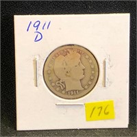 1911D Barber Quarter