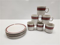 VINTAGE ESPRESSO CUPS & SAUCERS