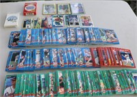 Baseball Trading Cards in Sleeves & Series Cards