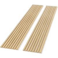 FurniFusion Acoustic Wood Wall Panels, 2 Pack 94.