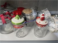 Assortment of Glass Jars