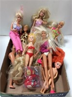 Tray of Barbie Dolls and other Dolls