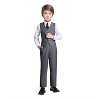 R5196  Visaccy Toddler Boys 4Pcs Suit, Size 14
