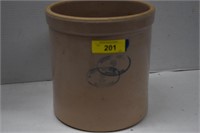 No. 2 Marshal Pottery Stoneware Crock. Very Good