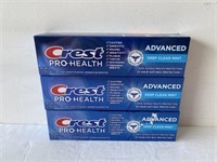 3 crest advanced toothpastes 5oz