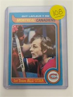 1979 OPC GUY LAFLEUR HOCKEY CARD #200