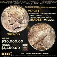 ***Auction Highlight*** 1922-s Peace Dollar Steve