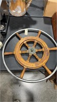 VINTAGE SHIP WHEEL