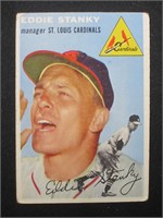 1954 TOPPS #38 EDDIE STANKY CARDINALS MGR