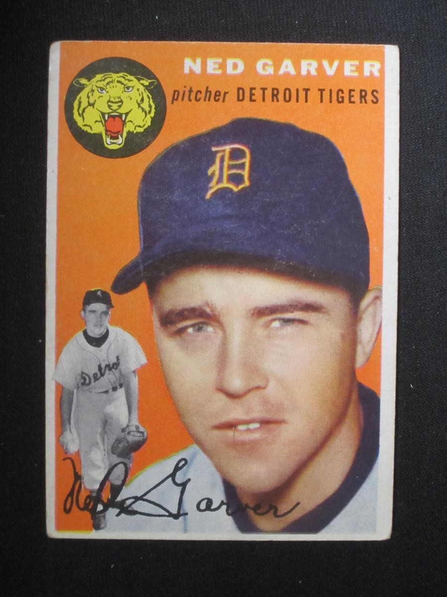 1954 TOPPS #44 NED GARVER DETROIT TIGERS