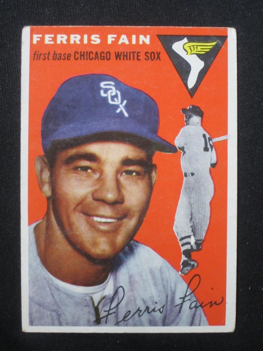 1954 TOPPS #27 FERRIS FAIN WHITE SOX