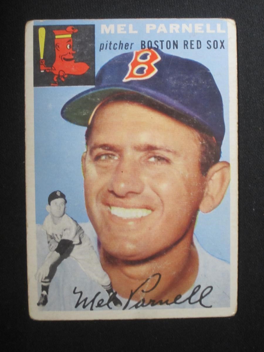 1954 TOPPS #40 MEL PARNELL BOSTON RED SOX