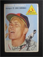 1954 TOPPS #38 EDDIE STANKY CARDINALS MGR