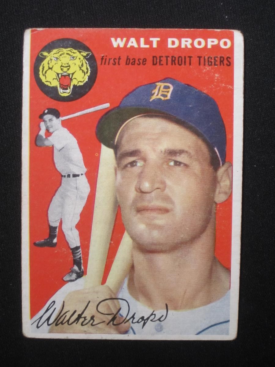 1954 TOPPS #18 WALT DROPO DETROIT TIGERS