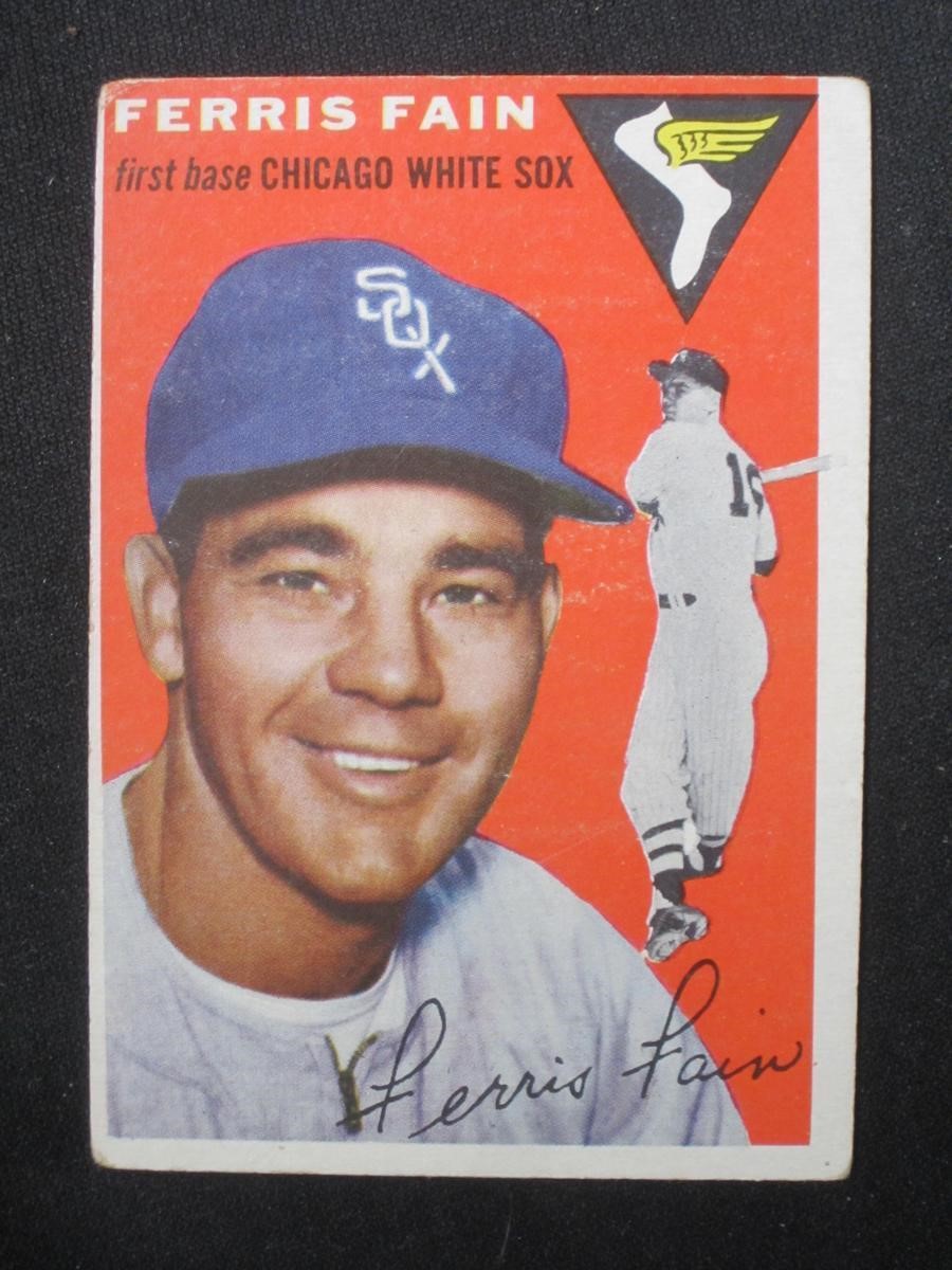 1954 TOPPS #27 FERRIS FAIN WHITE SOX