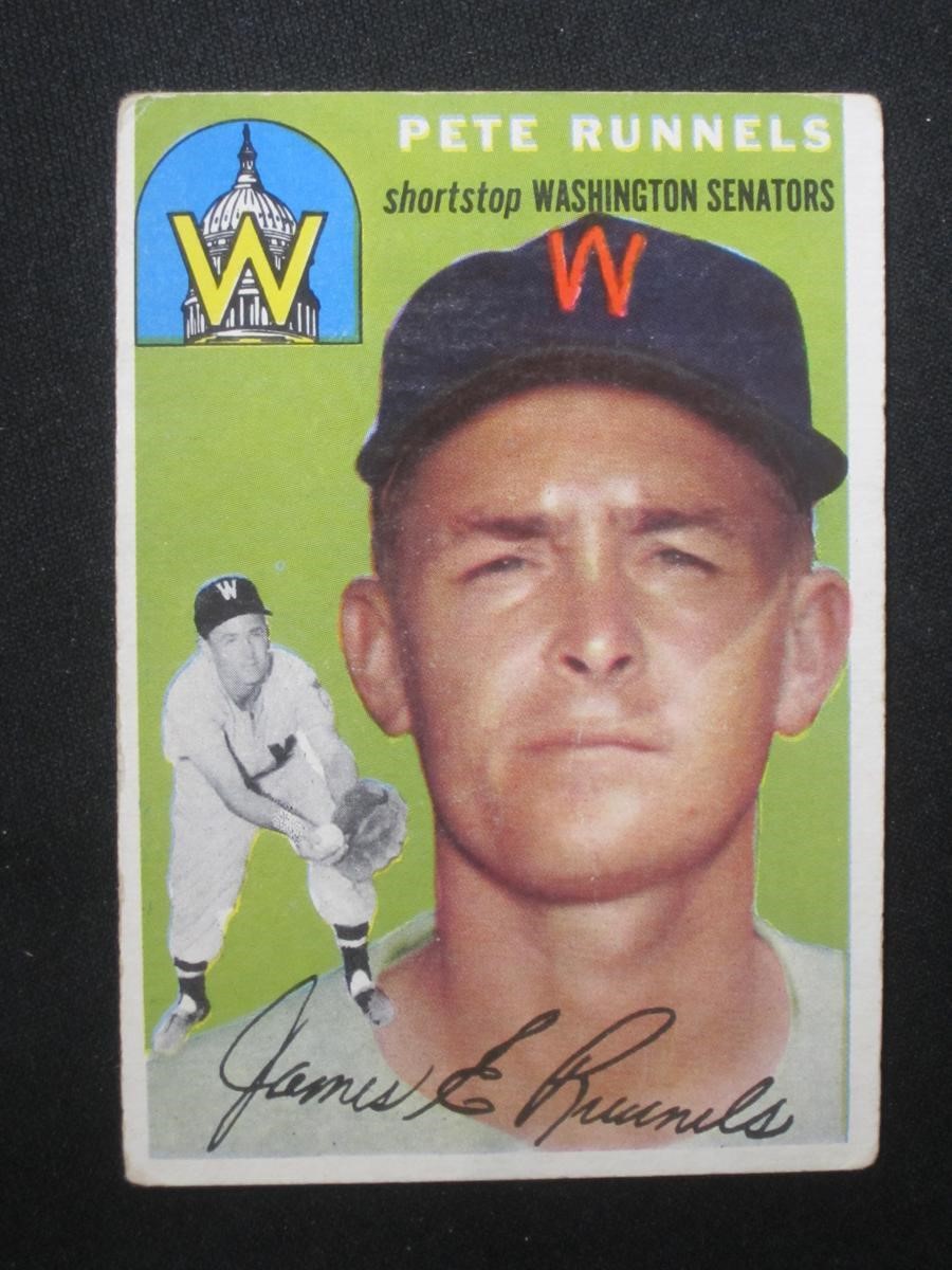 1954 TOPPS #6 PETE RUNNELS SENATORS