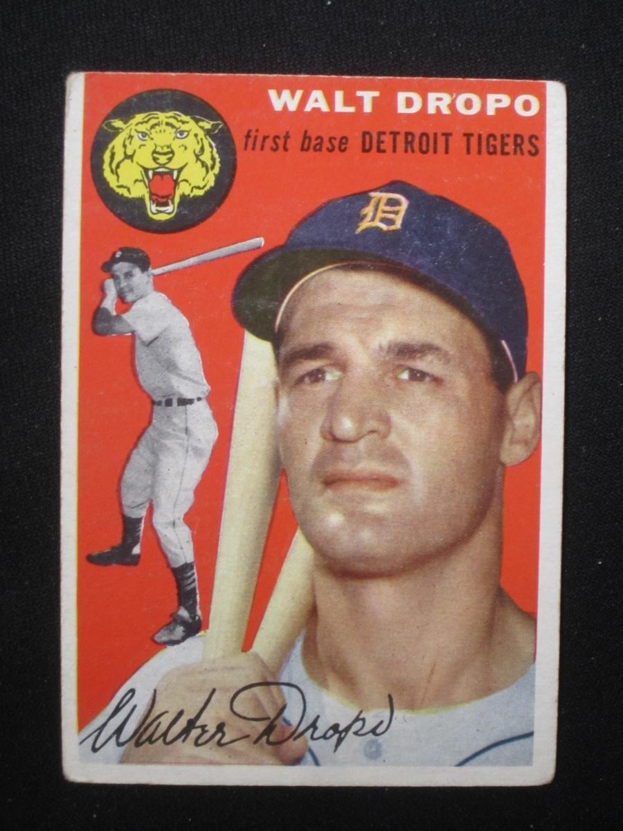 1954 TOPPS #18 WALT DROPO DETROIT TIGERS