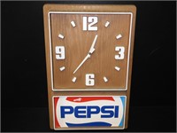 1970's Pepsi Cola Wall Clock