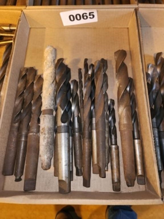 LOT VARIOUS LARGE SIZE MACHINISTS DRILL BITS