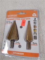 New Warrior titanium steel step drill bits