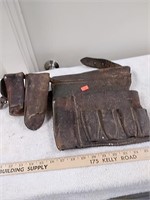 Vintage leather tool belt