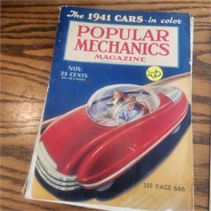 1941 Popular Mechanic and 1938 Modern Mechanic