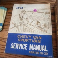 1971 Chevy Van Service Manuel