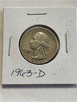 1963 US Quarter