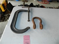 Very Large C- Clamp, Clevis Collar