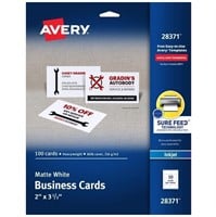 SM5387  Avery Business Cards 2 x 3.5