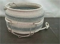 Deck Rope Basket, Approx. 12" Wide 8 1/2" Tall