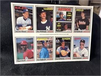 1992 Uncut Baseball cards