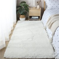 FACTORY SEALED! Signature Loom Velvet Rug, White.