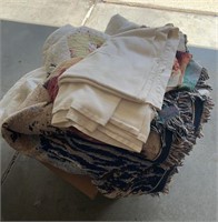 Box Filled with Blankets and Quilts (Outdoor Use)