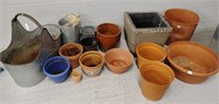 Assortment of Garden Pots