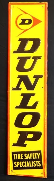 59.5x13.75 vertical Dunlop Tires adv sign