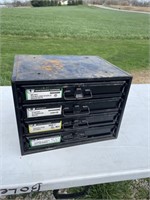 Metal tool cabinet with drawers