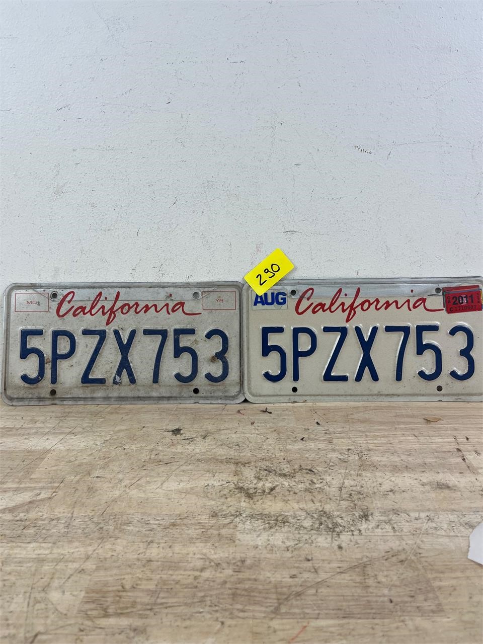 California License Plates