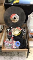 Chop saw blade, mounts and hardware